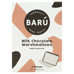 Marshmallows in milk chocolate