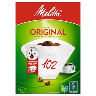 Melitta | Filtres à café | 102 | Blanc 