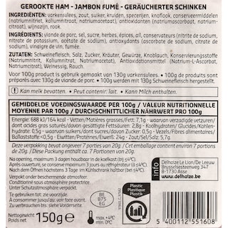 Delhaize | Gerookte Ham 150 gr