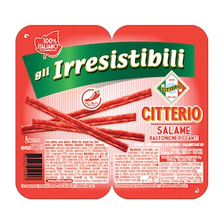 Citterio | Irresistibilli | Pikante salamistaafjes 60 gr