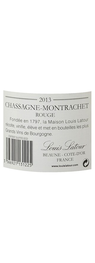 France - Frankrijk | Bourgogne - Côte de Beaune | Chassagne Montrachet Louis Latour 13 Rood 