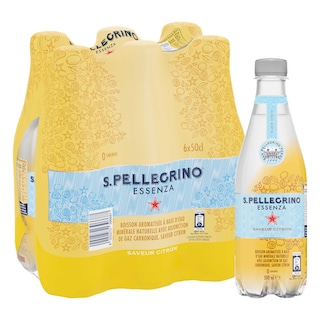 San Pellegrino | Essenza | Eau aromatisée | Pétillante | Citron | PET 