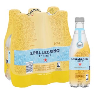 San Pellegrino | Essenza | Gearomatiseerd water | Bruisend | Citroen 