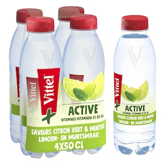 Vittel | Eau minérale| non pétillante | citron vert&menthe 