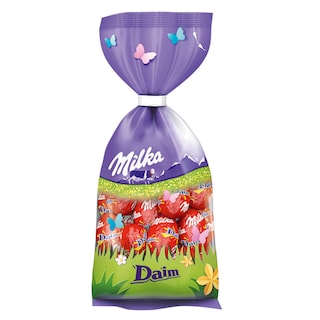 Milka | oeufs de Pâques | Chocolat au lait | Daim 