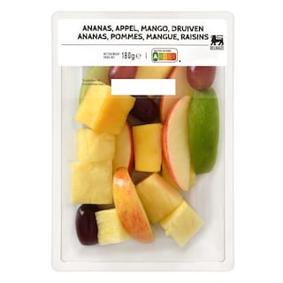 Delhaize | Ananas | Appel | Druif | Man 180g 