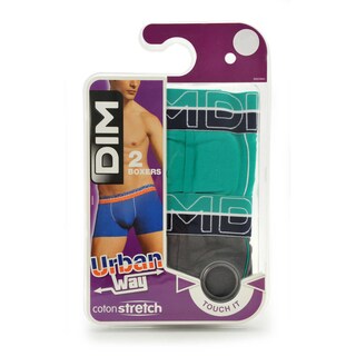 Dim | Paris | Boxer Urban | menthe/gris foncée | T4 