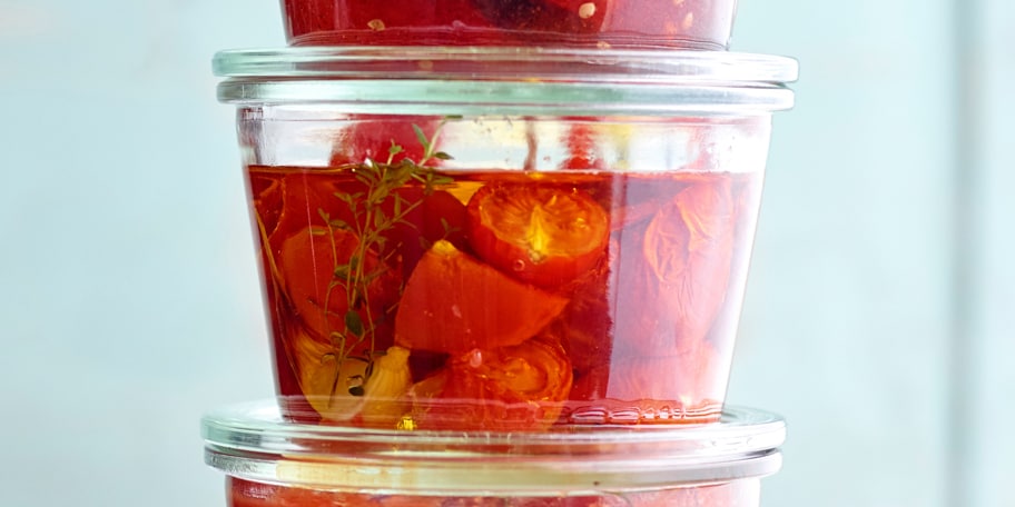 Gekonfijte tomaten