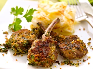 Fricassee van lamsmignonnettes met lookboter