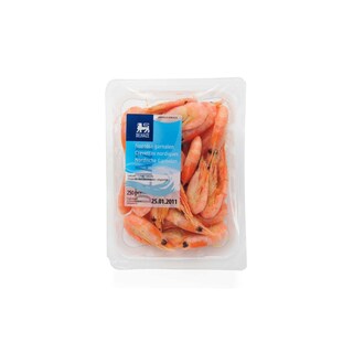 Delhaize | Crevettes | Nordiques|Cuites-Non décortiquées 