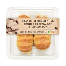 Delhaize | Kaasrollen ham 