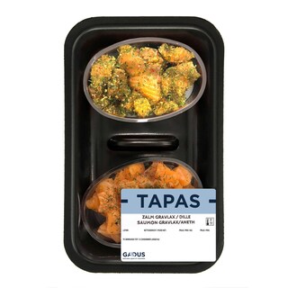 Gadus | Tapas | zalm dil/grav MAP 