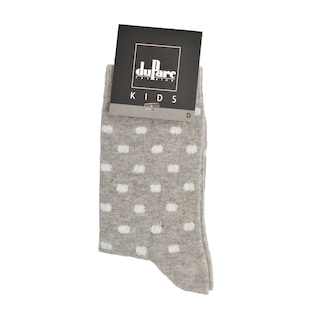 duParc | Chaussettes enfants | dots gris | 27/30 