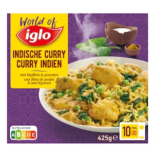 Iglo | Indische curry | Kipfilets & groenten 