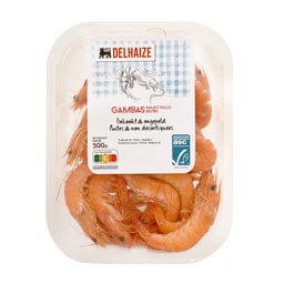 Delhaize | Gekookte Garnalen  300g 