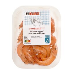 Delhaize | Gekookte Garnalen  300g 