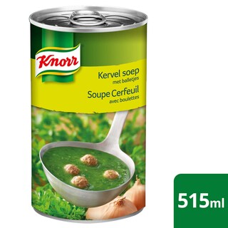 Knorr | Soep in brik | Kervel en balletjes | 515 ml 