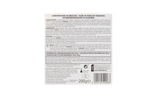 Delhaize | Varkenshure in sneden 200 gr