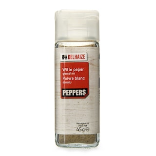 Delhaize | Kruiden | Peper | Wit | Gemalen 