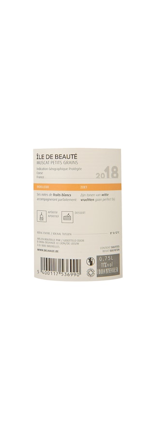 France - Frankrijk | Midi de la France - Oc IGP | Vin de Pays Ile de Beauté Muscat Wit 18 