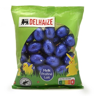 Delhaize | oeufs de Pâques | Lait Praliné 