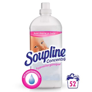 Soupline | Adoucissant | Concentré | Hypoallergenique | 1,3L | 52DS 