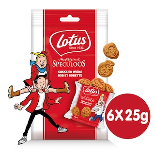 Lotus | Lotus speculoos | Bob & Bobette | 6 pieces 