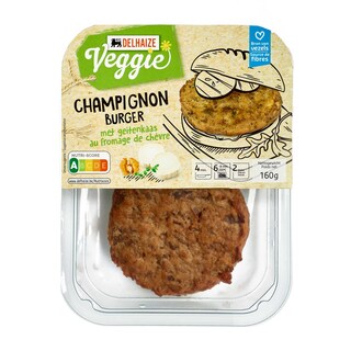 Delhaize | Burger | Champignons | Geitenkaas 