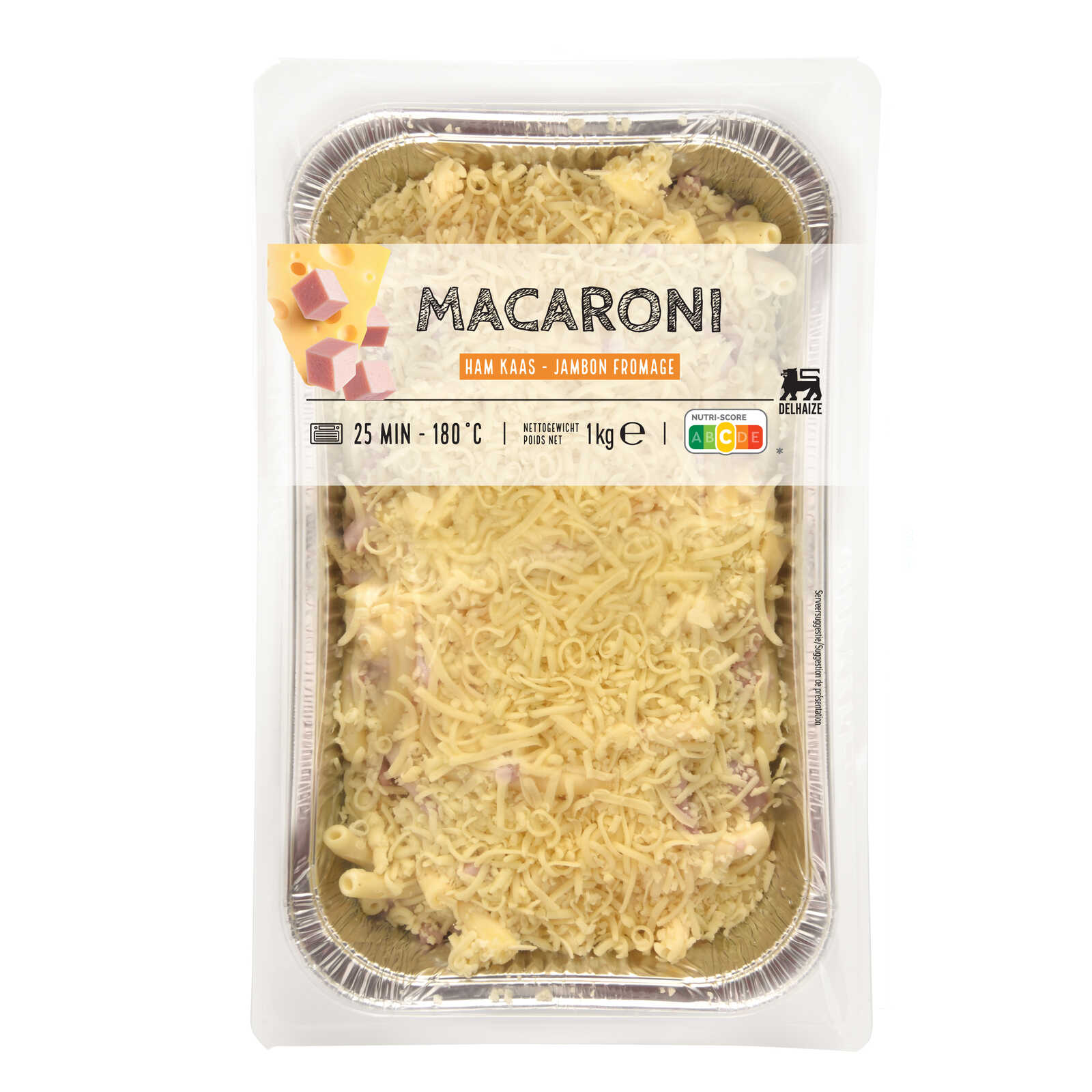 Delhaize | Macaroni | Ham | Kaas | 1 Kg | Delhaize