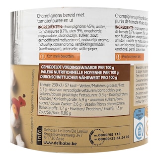 Delhaize | Champignons | Hele | A la grecque 