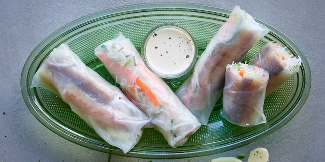 Lenterolletjes met maatjes