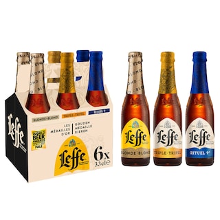 Leffe | Bière d'abbaye | Mix | Medal Pack 6 x 33 cl