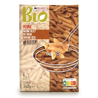 Delhaize | Bio | Pasta | Penne | Bruine rijst | Bio 
