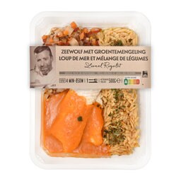 Delhaize | lionel rigolet | zeewolf met groenten 