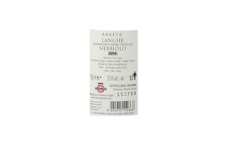 Italie - Italië | Piemonte Langhe Doc | Arbeta Nebbiolo Langhe 14 Rouge 