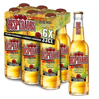 Desperados | Bier | Aguardiente | 5,9% alc | Fles 6 x 33 cl