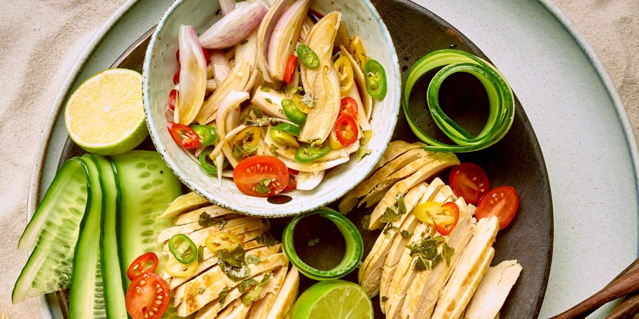 Salade de poulet oriental