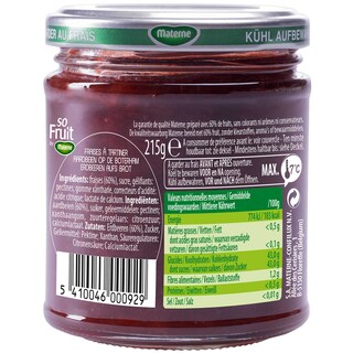 Materne | So Fruit | Confiture | Fraise | 2e 1/2 prix 