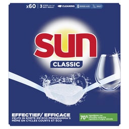 Sun | Vaatwastabletten | Classic | Regular 60 st