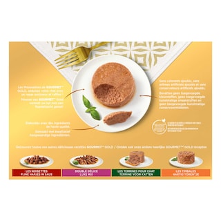 Gourmet | Gold | Kattenvoeding | Mousse | Vlees/Vis 12 x 85 gr