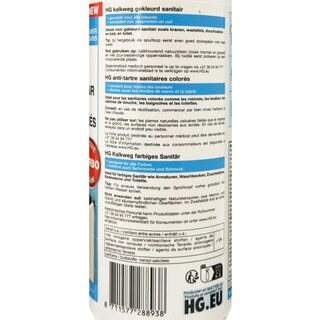 HG | Kalkweg gekleurd sanitair 