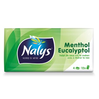 Nalys | Mouchoirs | Menthol Eucalyptol 12 pc