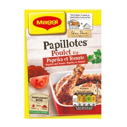 Papillotes | Poulet | Paprika et tomate