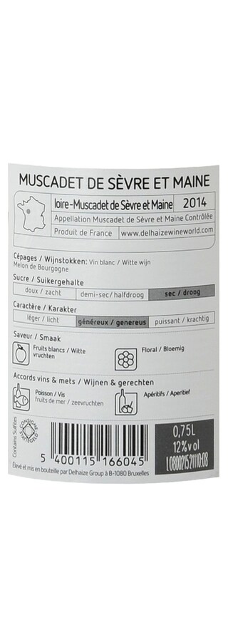 France - Frankrijk | Loire | Muscadet de Sèvre-et-Maine 
