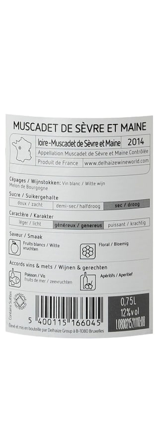 France - Frankrijk | Loire | Muscadet de Sèvre-et-Maine 