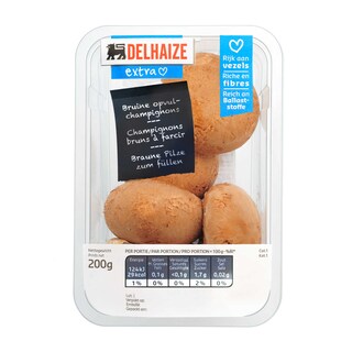 Delhaize | Champignons | Brun | A farcir 