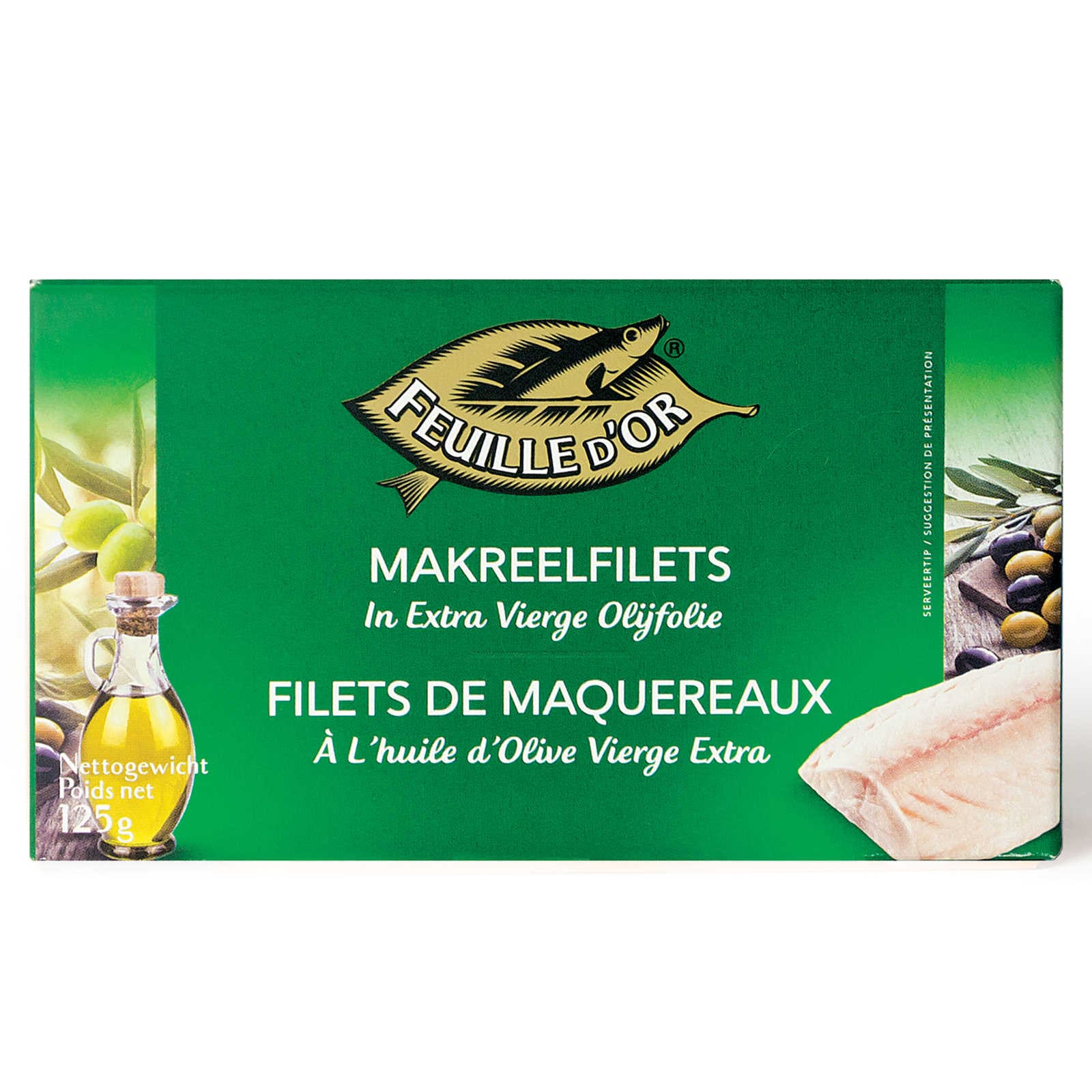 Feuille d'Or Makrelen | Filets | Olijfolie