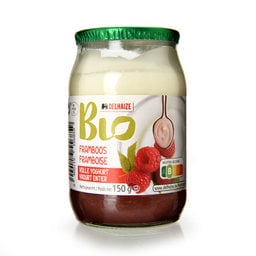 Delhaize | Bio | Yaourt | Entier | Framboise    -10% 