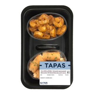 Gadus | Tapas | scampi/zalm MAP 