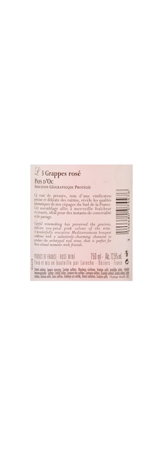 France - Frankrijk | Midi de la France - Oc IGP | 3 Grappes Rosées L 
